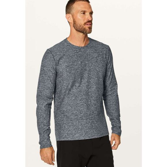Lululemon Other - Lululemon Surge Warm Long Sleeve Shirt Heathered Melanite Grey Women's S